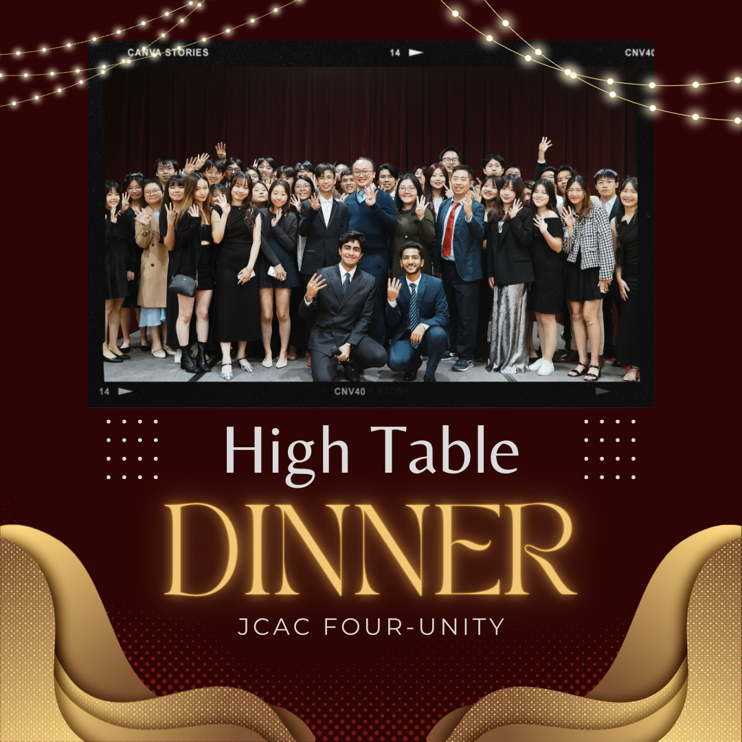 Hall4 JCAC: Fostering Unity and Glamour at the High Table Dinner